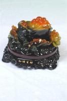 和諧生財(cái)仿玉樹脂工藝品 傳統(tǒng)工藝與現(xiàn)代美學(xué)的完美融合